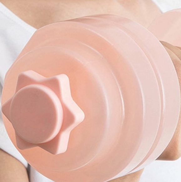 pale pink refillable water weights decor - Picture 2 of 4